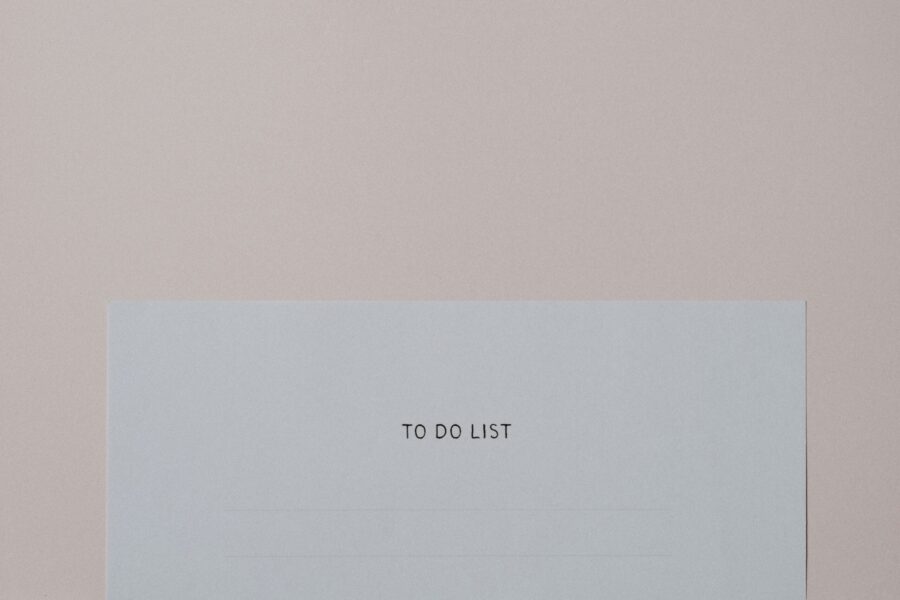 To do list